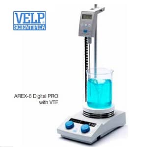 Agitador magnetico AREX Digital Pro con Vertex VTF Velp Scientifica