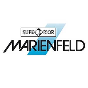 Cubeta de tincion vidrio prensado con tapa para soportes Marienfeld-Superior (Alemania)